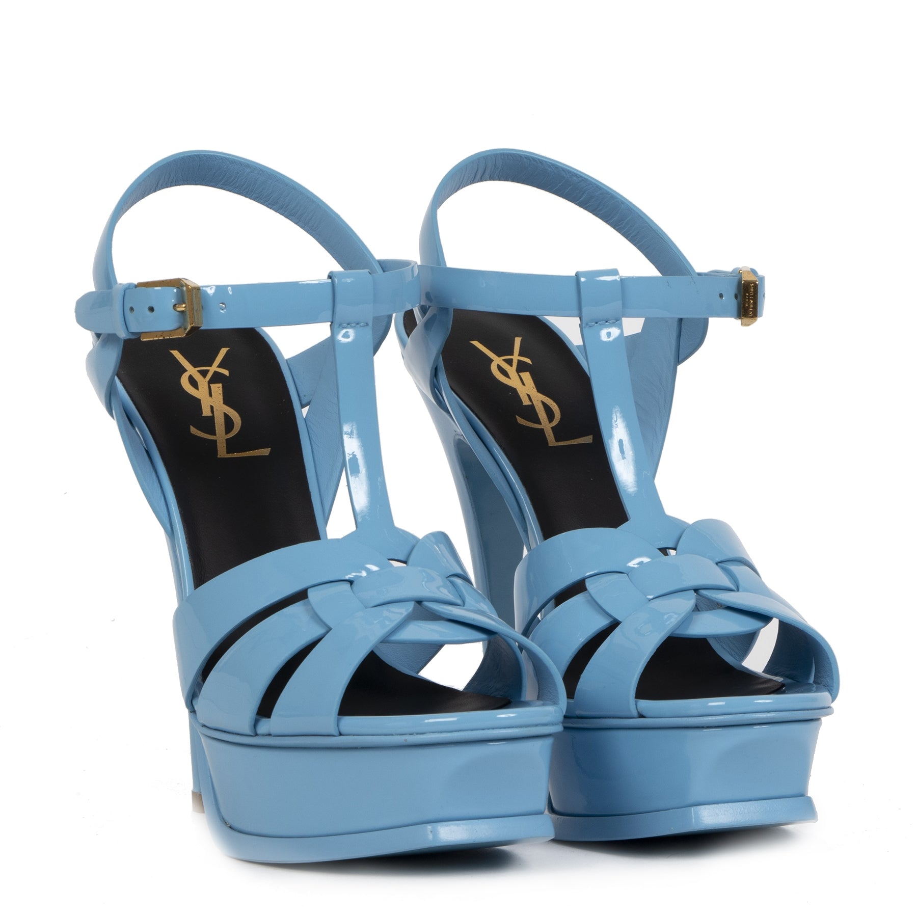 Yves Saint Laurent Baby Blue Classic Tribute Pumps - size 36