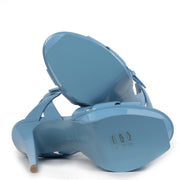 Yves Saint Laurent Baby Blue Classic Tribute Pumps - size 36