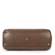 Fendi Peekaboo Large Pebbled and Patent Leather Bag
