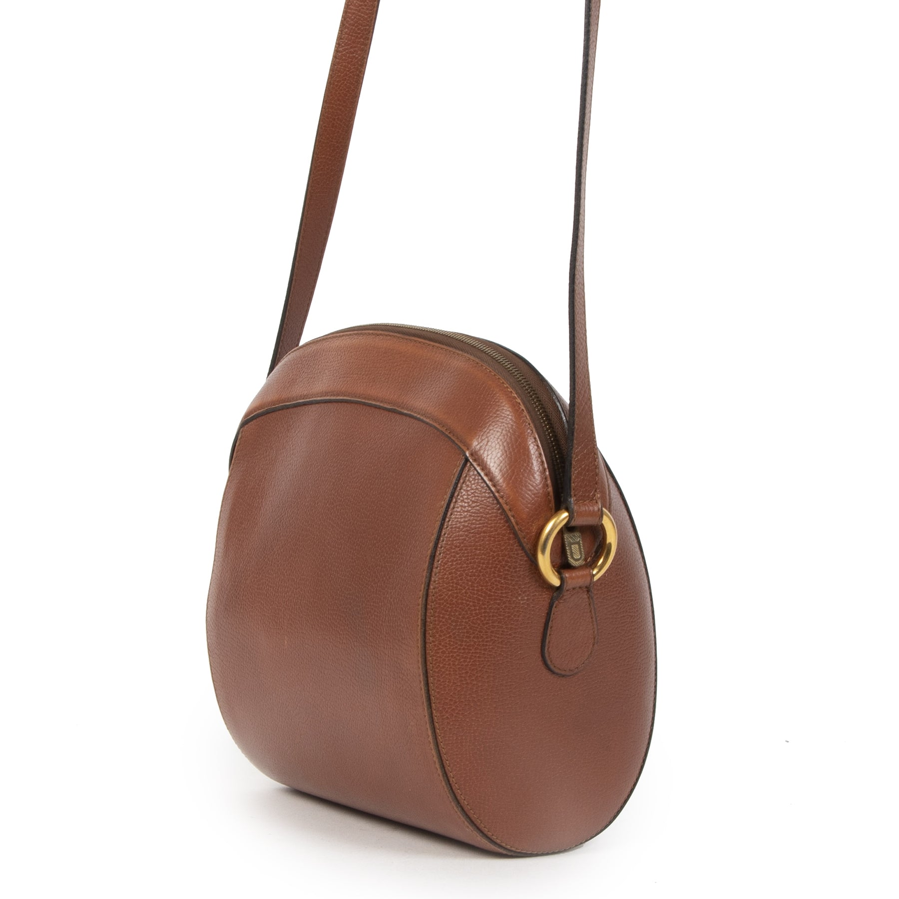 Delvaux Cognac Crossbody Shoulder Bag pour le meilleur prix chez Labellov à Anvers