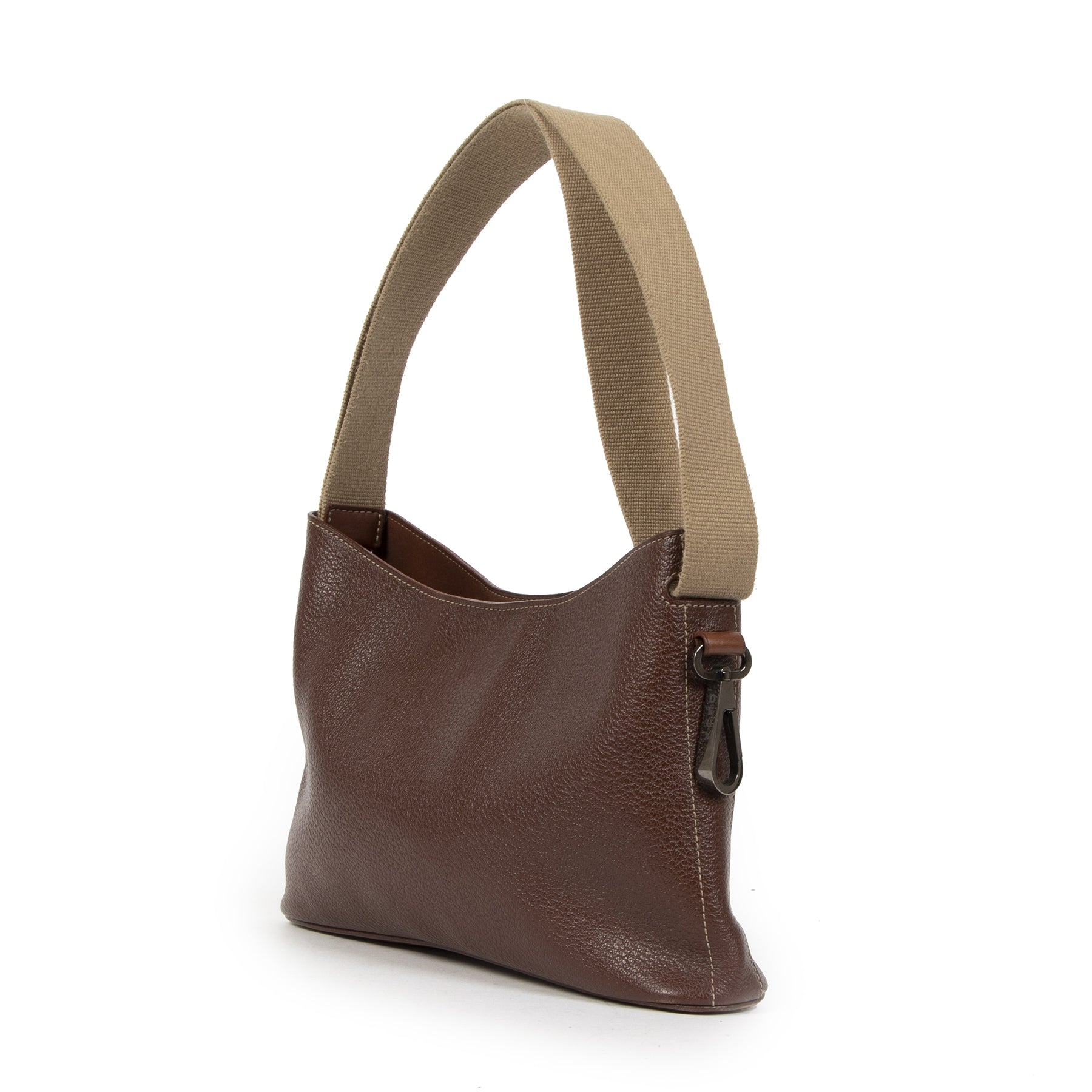 Authentique seconde-main vintage Delvaux Brown Deux De Delvaux Shoulder Bag achète en ligne webshop LabelLOV