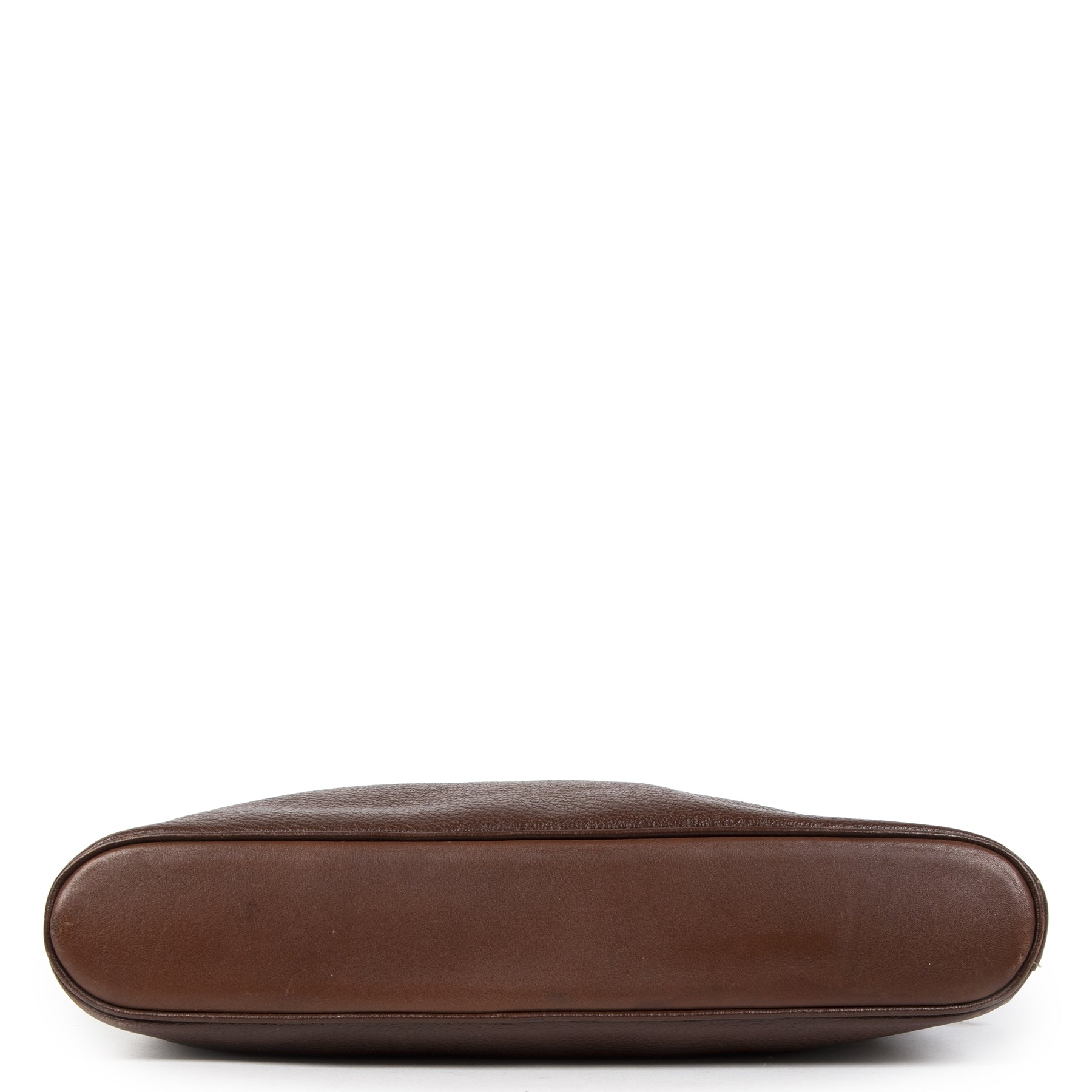 Authentic second-hand vintage Delvaux Brown Deux De Delvaux Shoulder Bag buy online webshop LabelLOV