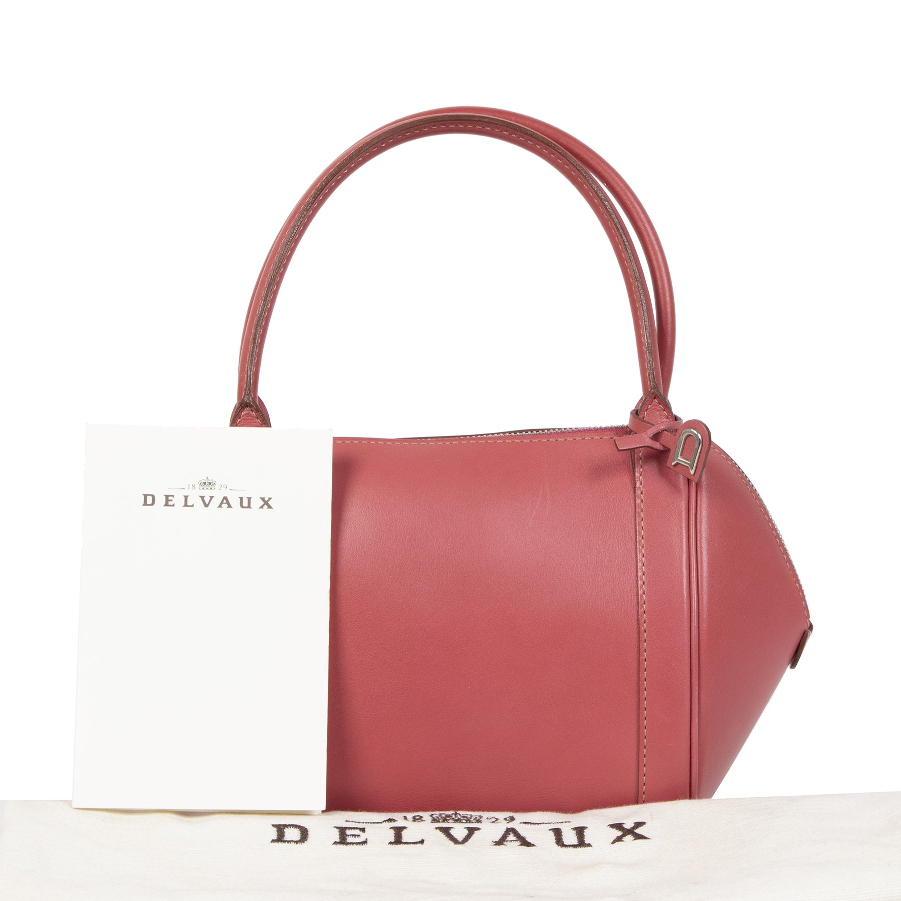 Delvaux Perle Mini Corvette Rose kopen en verkopen aan de beste prijs online bij Labellov