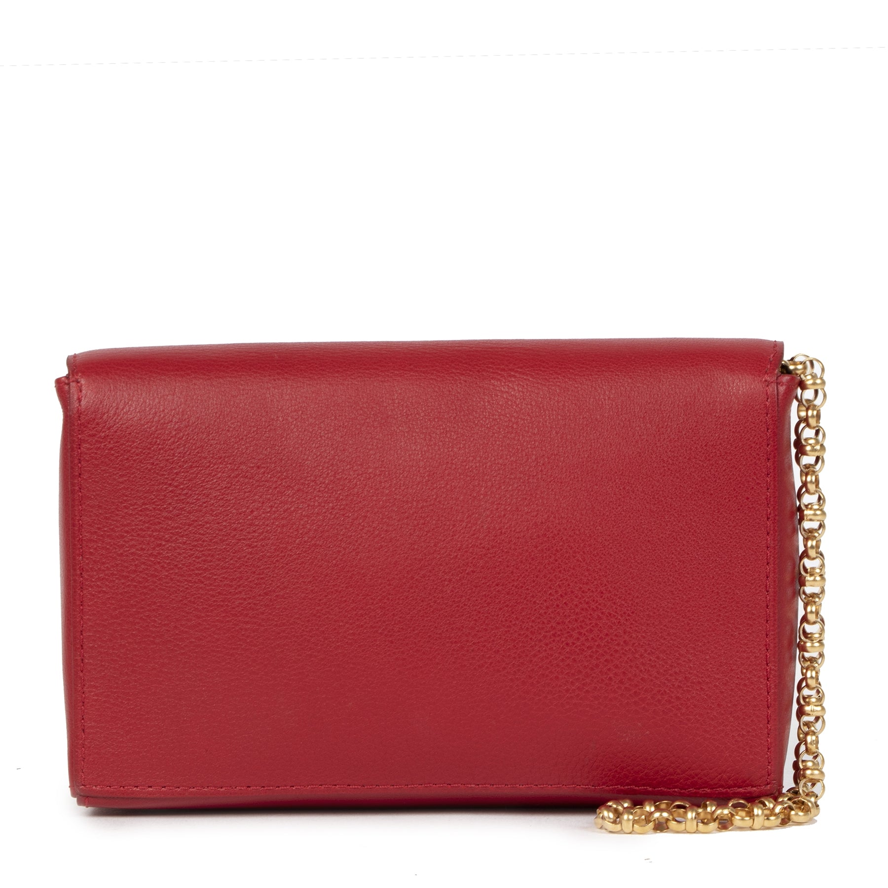 Delvaux Red Chain Evening Bag kopen en verkopen aan de beste prijs bij Labellov