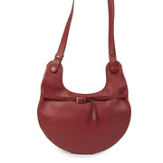 Authentic second-hand vintage Delvaux Red Crossbody Bag buy online webshop LabelLOV