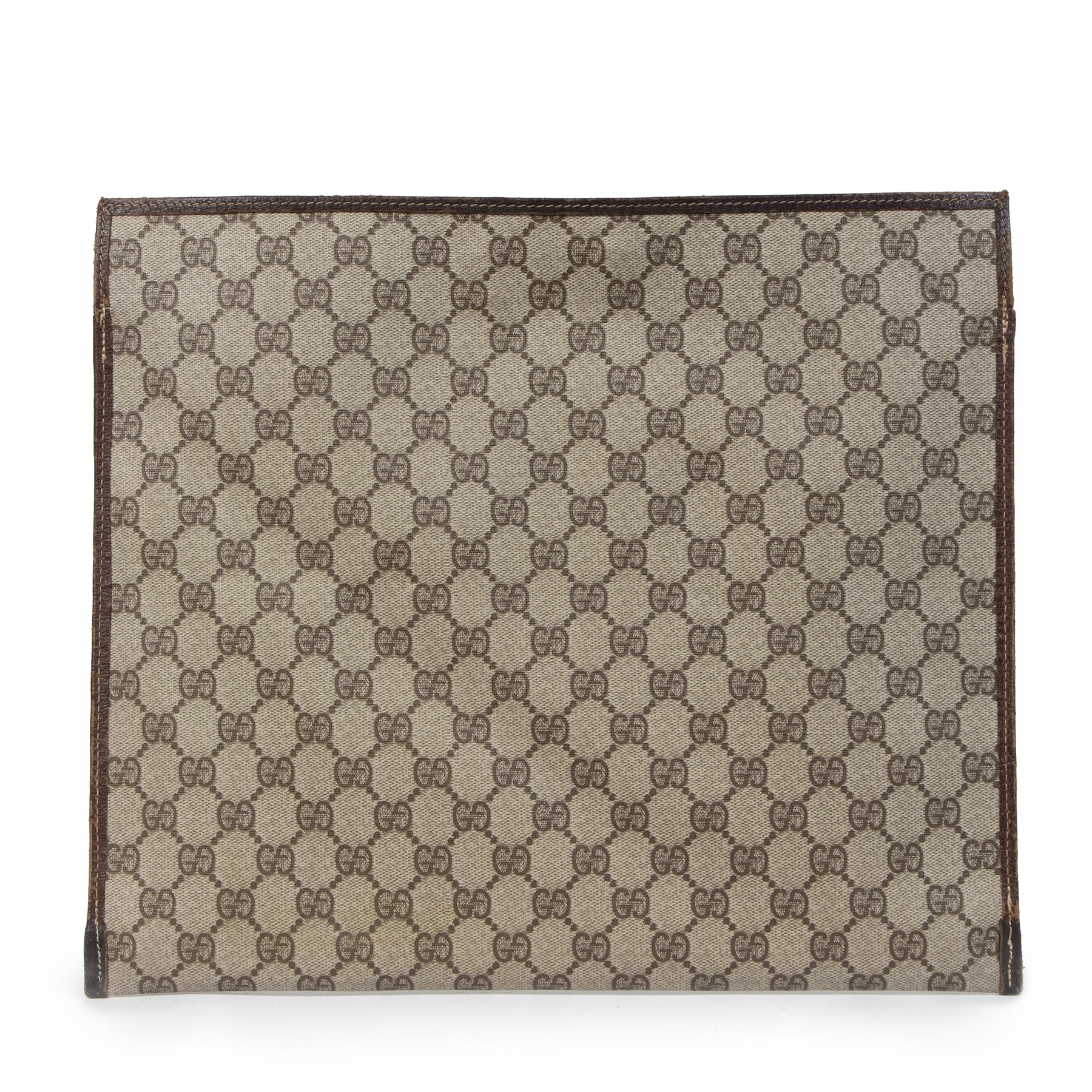 shop safe online your secondhand Gucci Vintage Monogram Briefcase Clutch