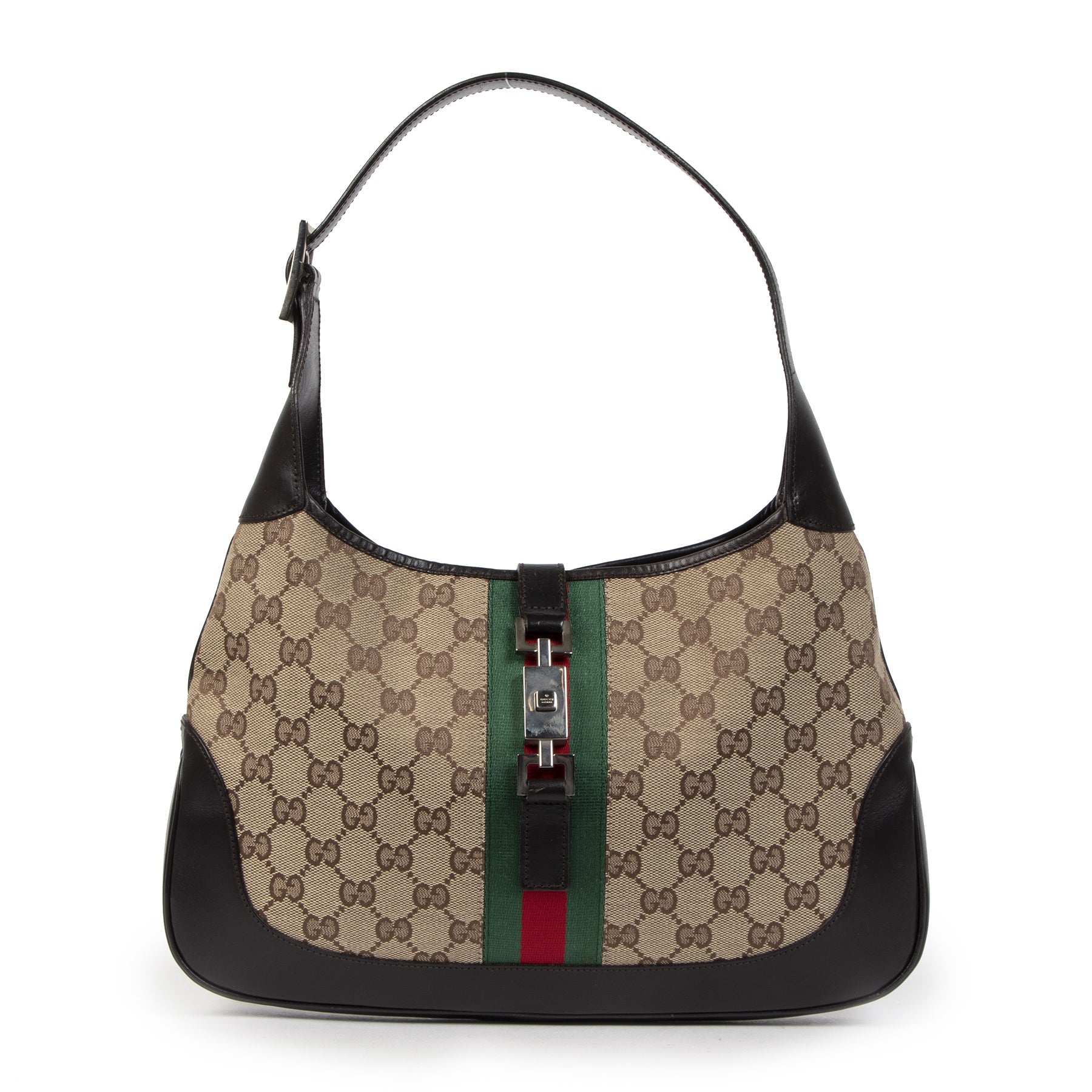 Gucci GG Canvas Jackie O Small Shoulder Bag