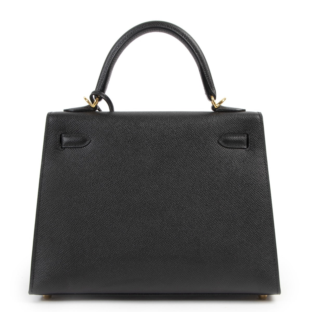 Hermès Kelly 25 Black Epsom GHW