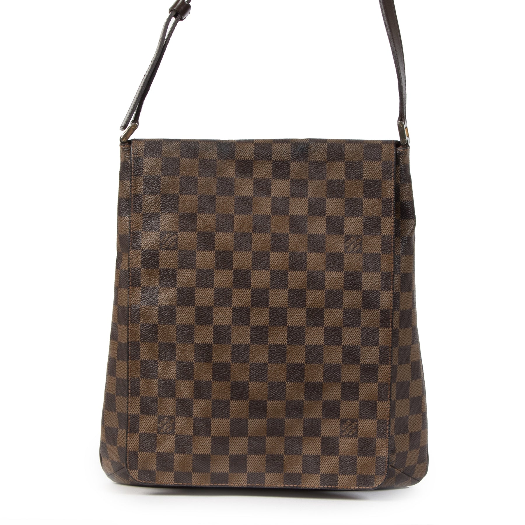 Louis Vuitton Damier Ebene Musette Salsa Bag for the best price at Labellov secondhand luxury in Antwerp Belgium