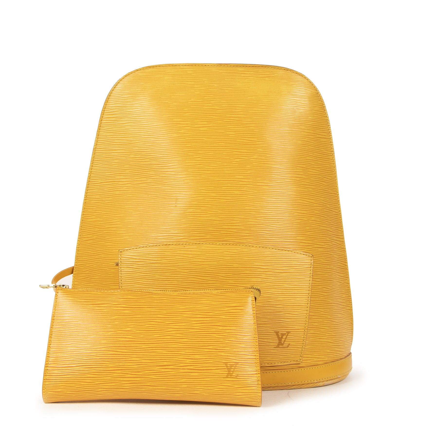 Louis Vuitton Yellow Epi Leather Gobelins Backpack