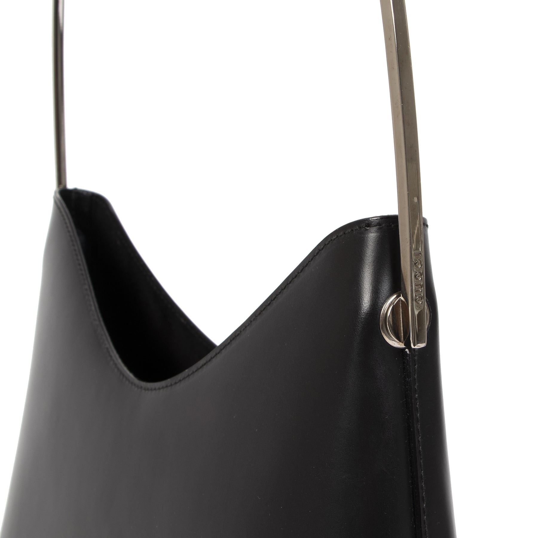 Authentique seconde-main vintage Gucci Chrome Arc Shoulder bag achète en ligne webshop LabelLOV