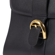 Authentic Delvaux Dark Blue Brillant MM Bag LabelLOV online webshop safe and secure