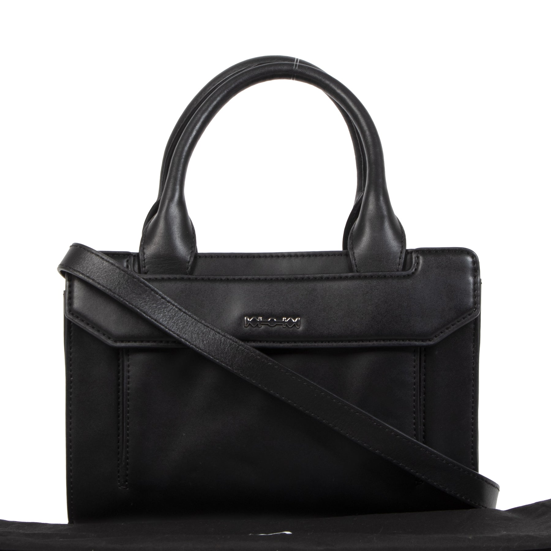 Alexander McQueen Black Leather Mini Addict Bag aan de beste prijs online te koop