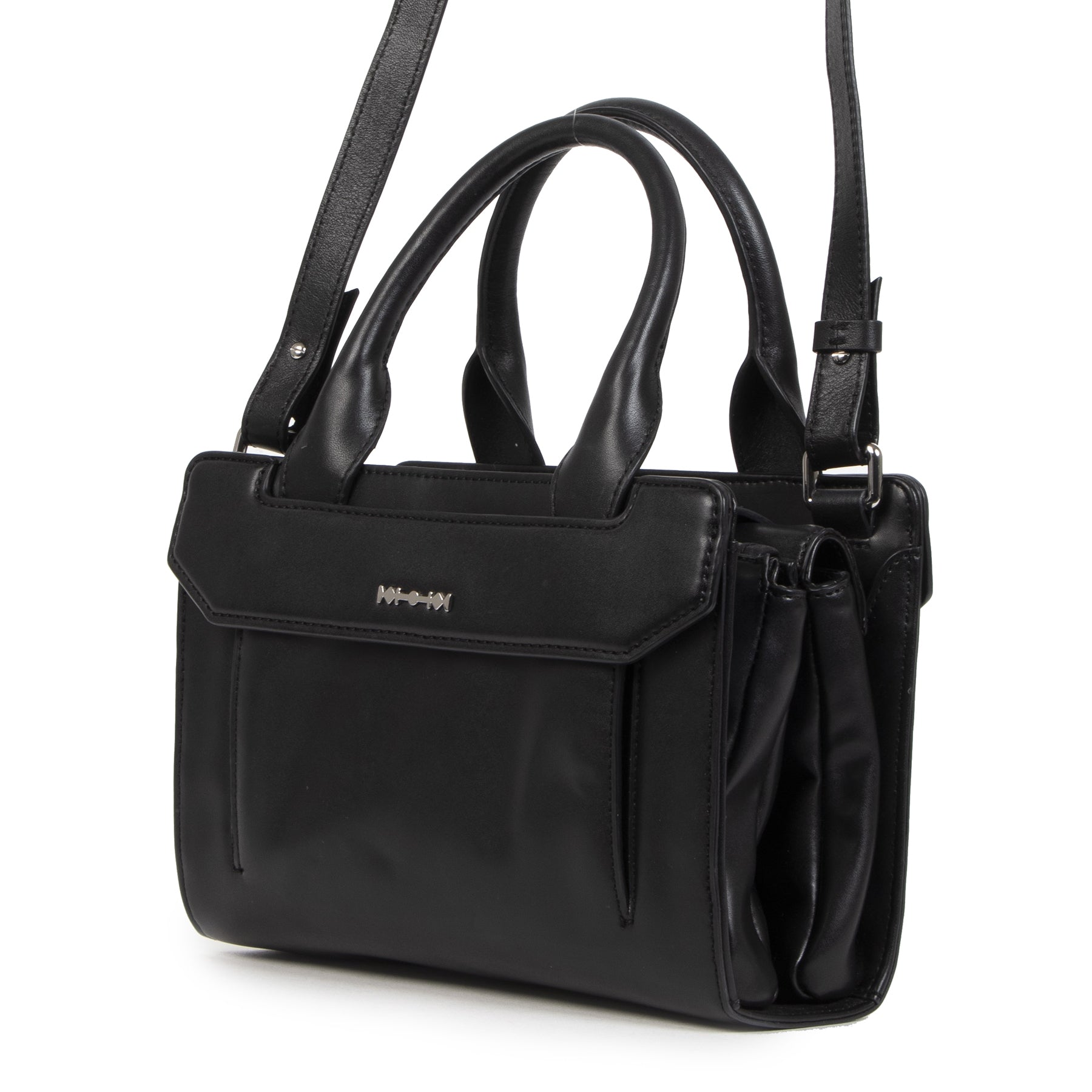 We buy and sell your authentic designer Alexander McQueen Black Leather Mini Addict Bag