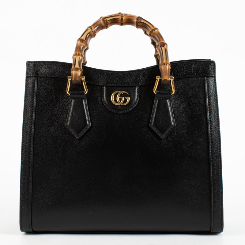 Authentic Second Hand Gucci Black Leather Medium Diana Bag on Labellov.com