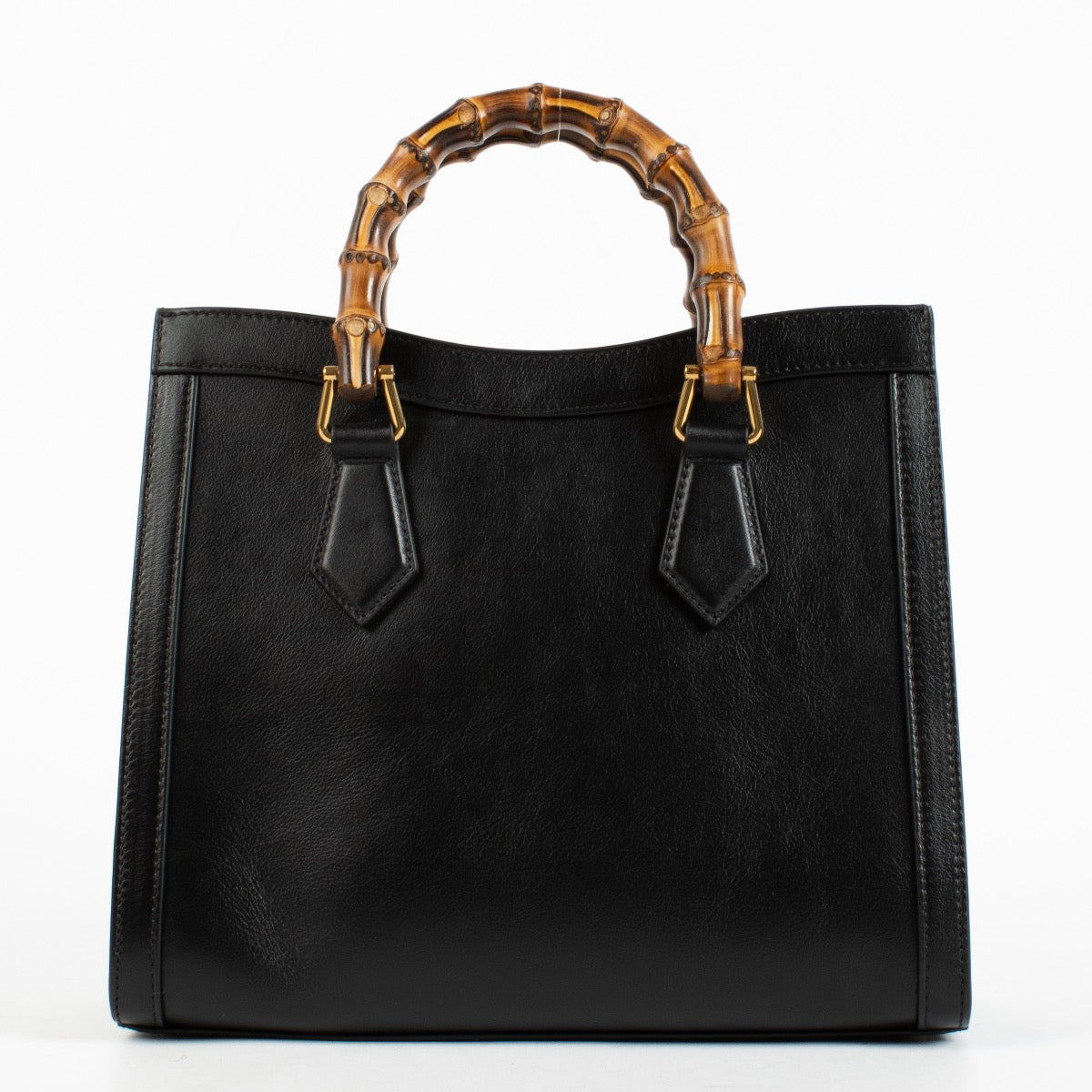 Authentic Second Hand Gucci Black Leather Medium Diana Bag on Labellov.com