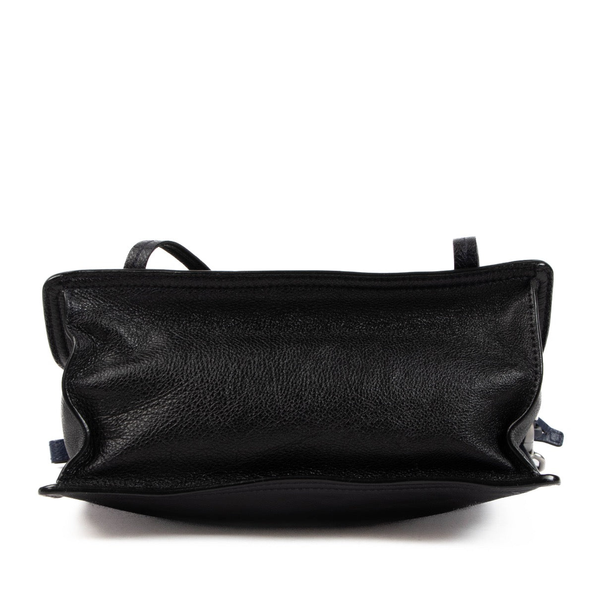 shop 100% authentic second hand Prada Blue Leather Small Etiquette Bag on Labellov.com