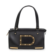 Authentique seconde-main vintage Delvaux Black Le Astrid MM Bag achète en ligne webshop LabelLOV