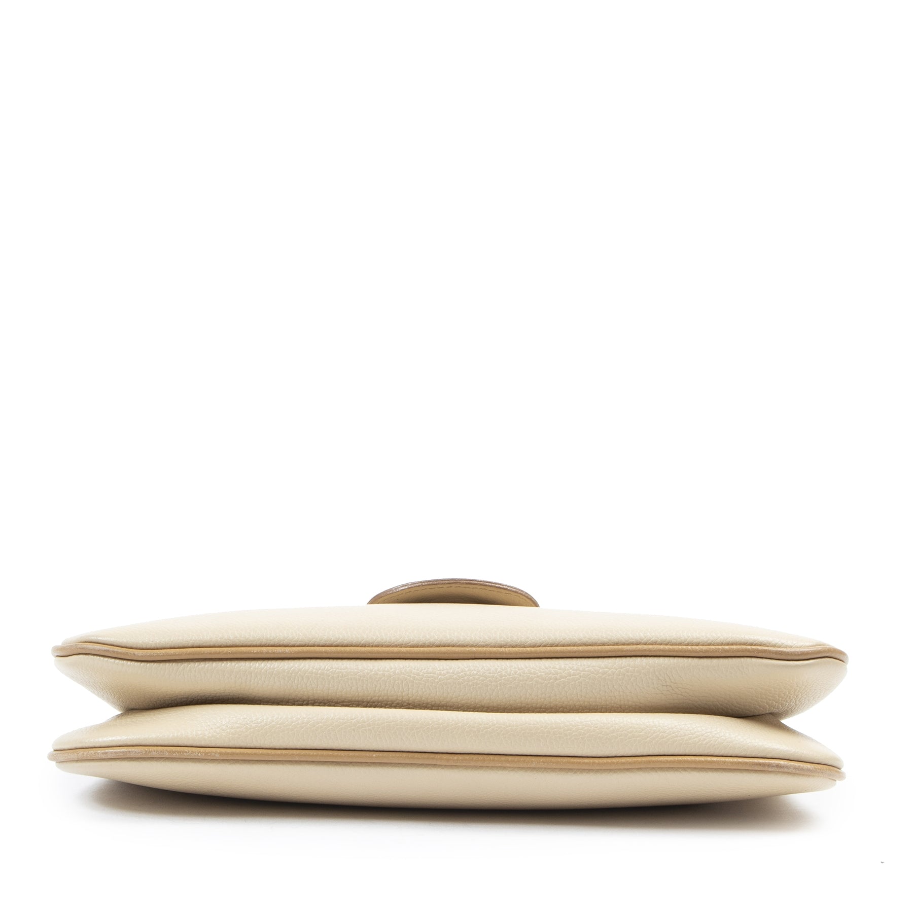 Authentieke Tweedehands Delvaux Bague Cream Shoulder Bag juiste prijs veilig online shoppen luxe merken webshop winkelen Antwerpen België mode fashion