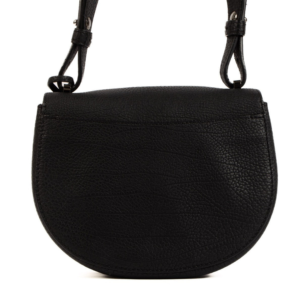 Shop 100% Delvaux Black Crispy Calf Mini Le Mutin Crossbody Bag on Labellov.com