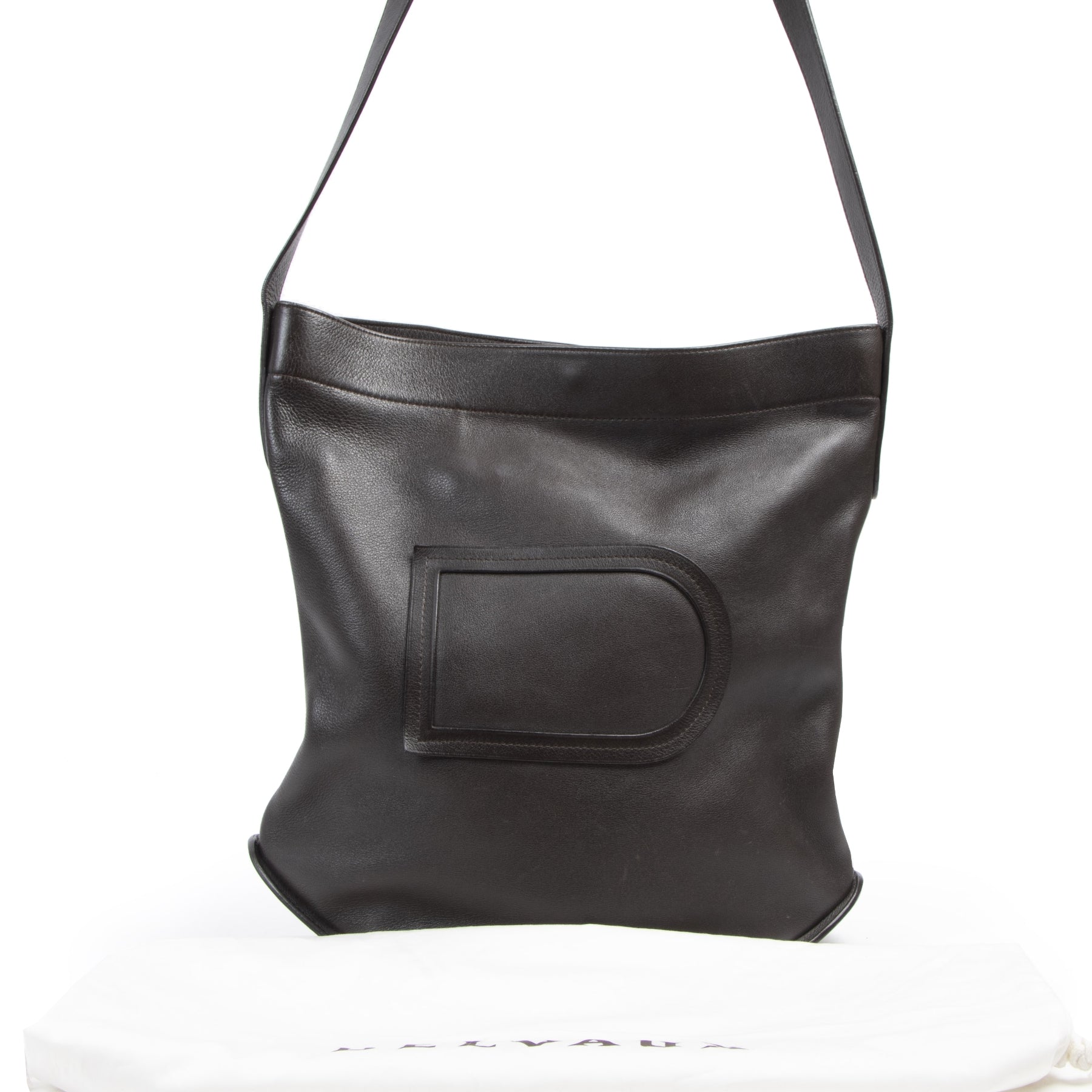 Delvaux Brown Le Pin Shoulder Bag