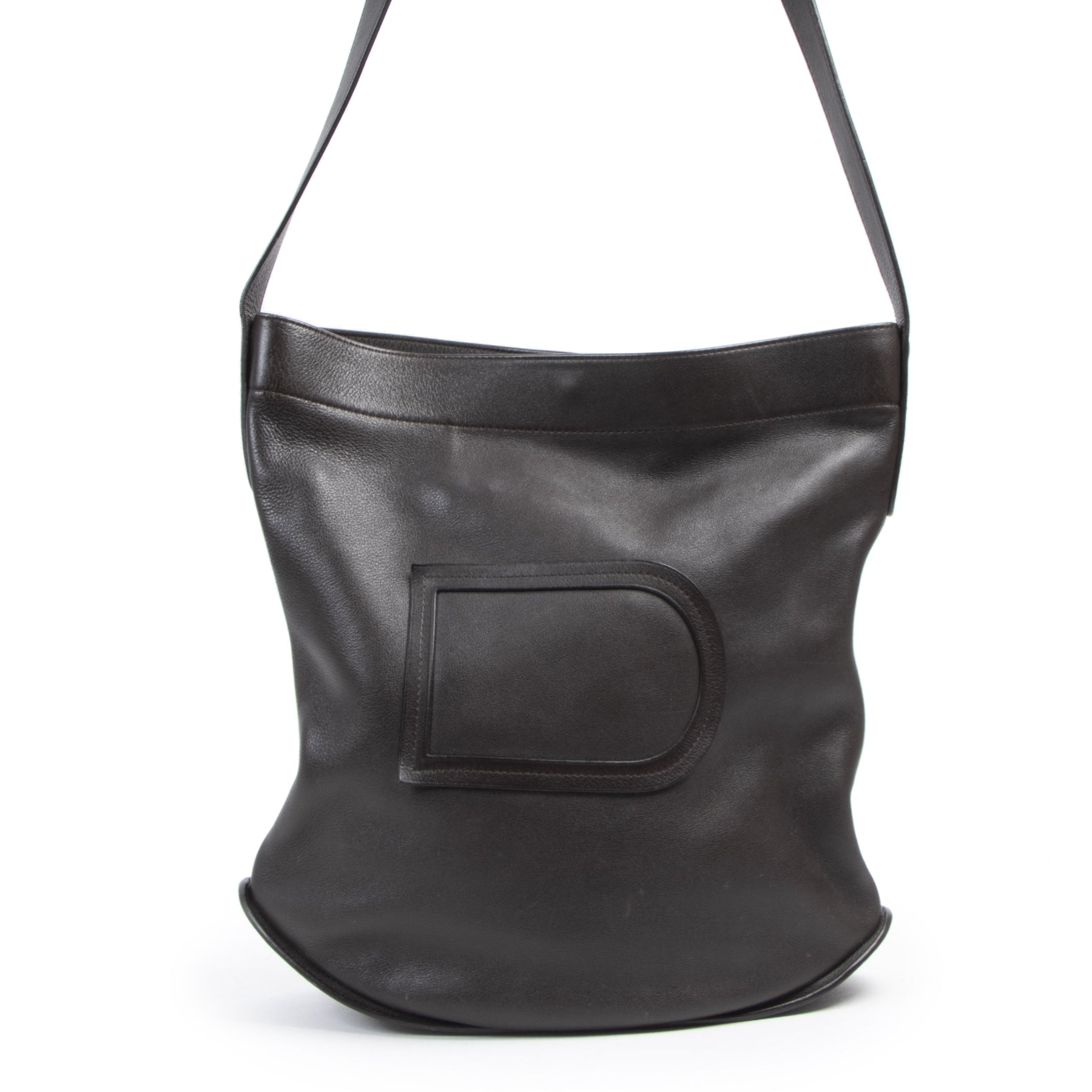 Delvaux Brown Le Pin Shoulder Bag