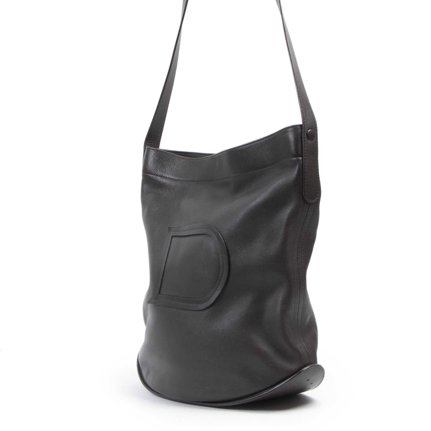 Delvaux Brown Le Pin Shoulder Bag