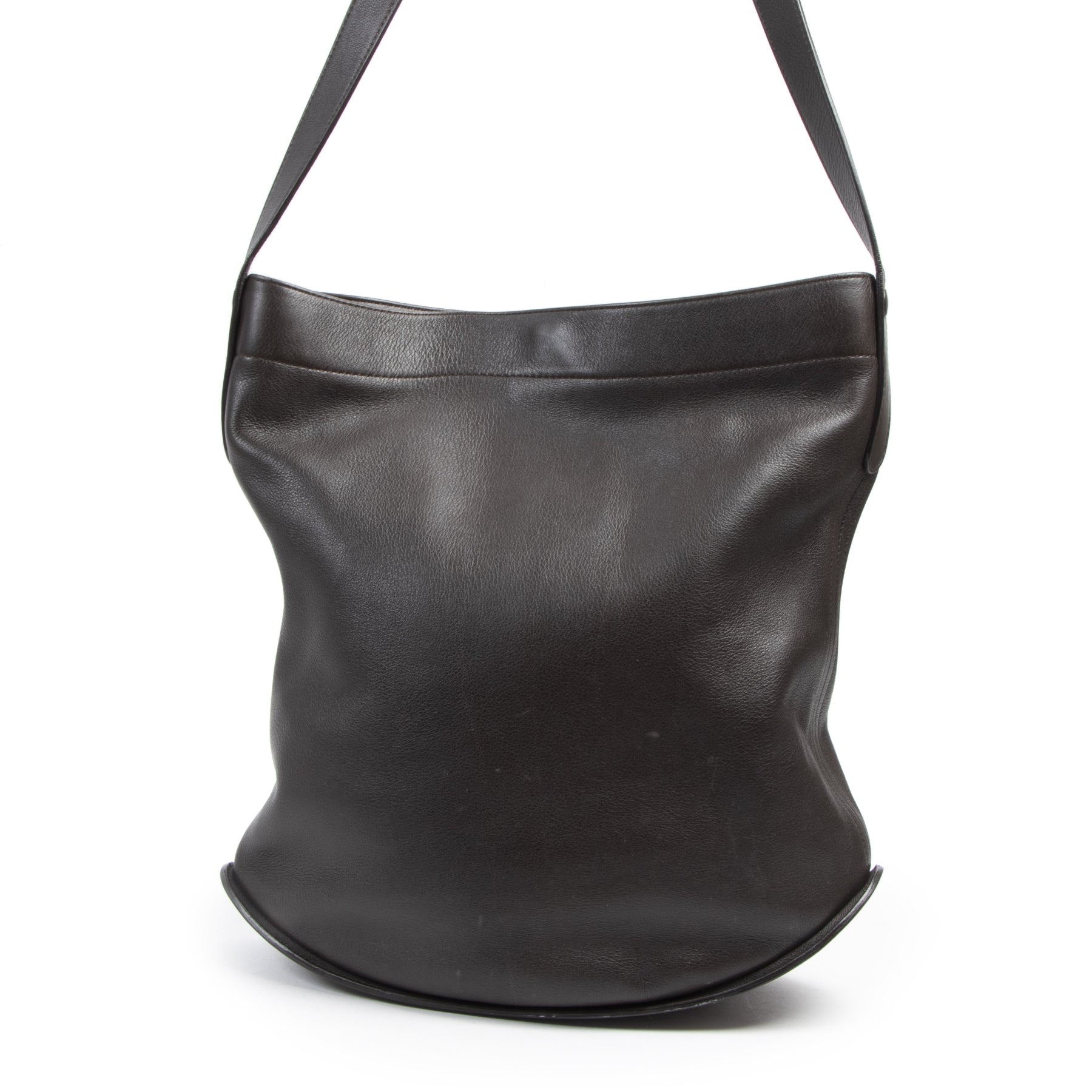 Delvaux Brown Le Pin Shoulder Bag