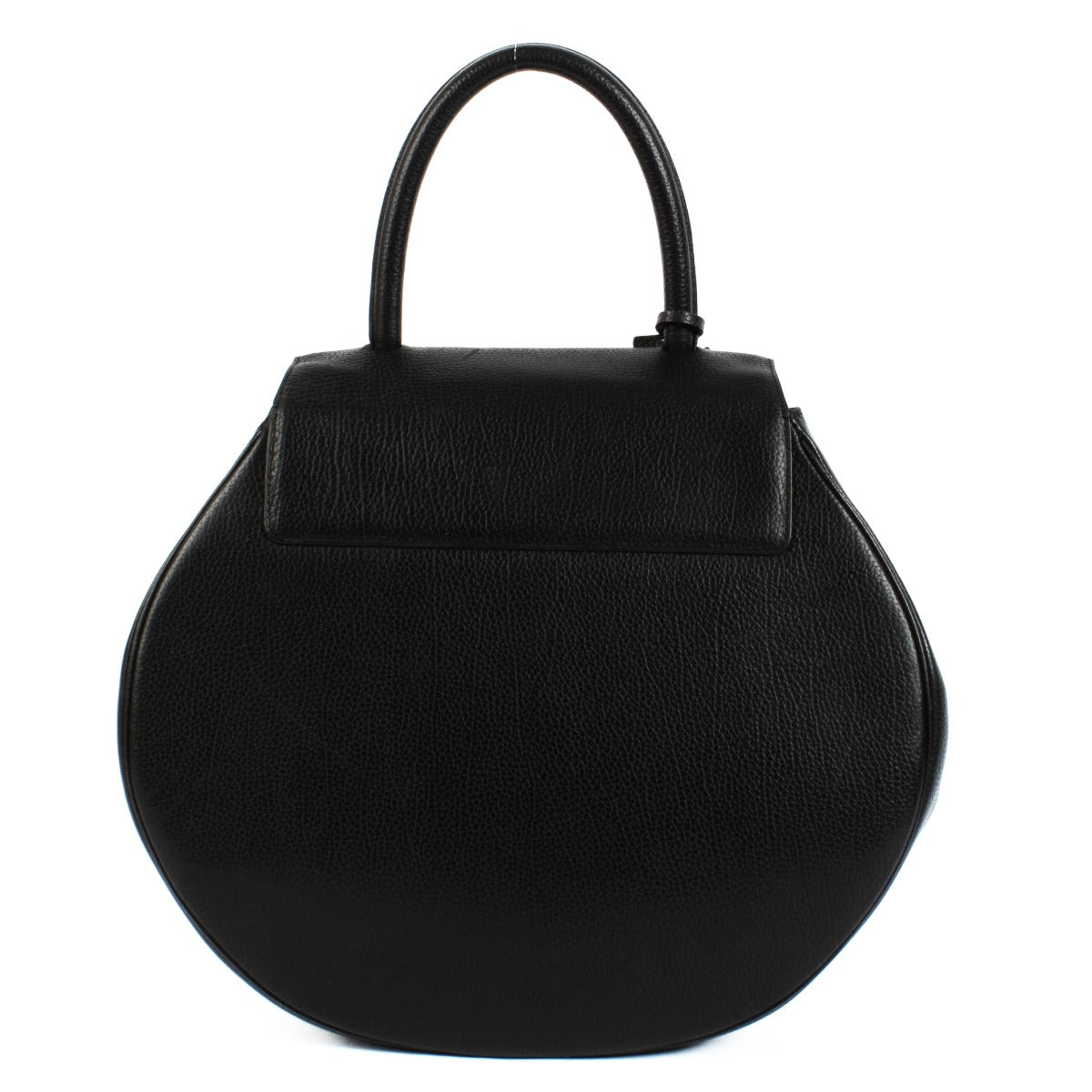 Shop 100% authentic Delvaux Black Leather Extase Galop Top Handle Bag at Labellov.com.