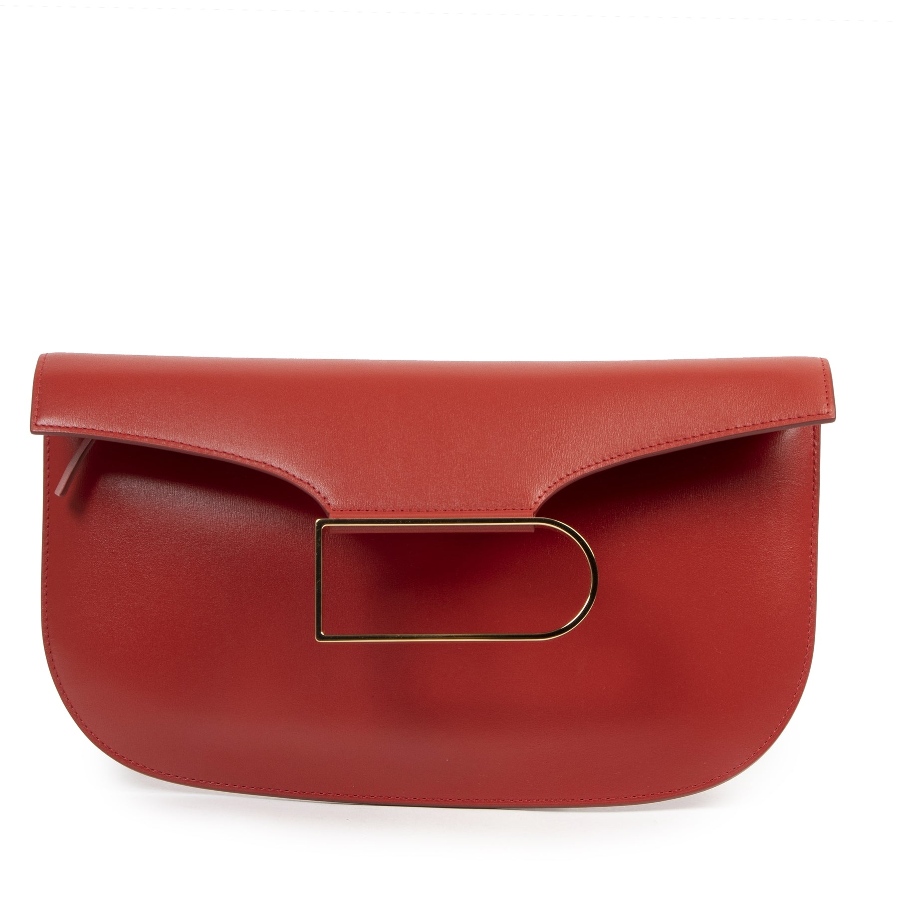 shop safe online Delvaux Bordeaux Double Je Clutch