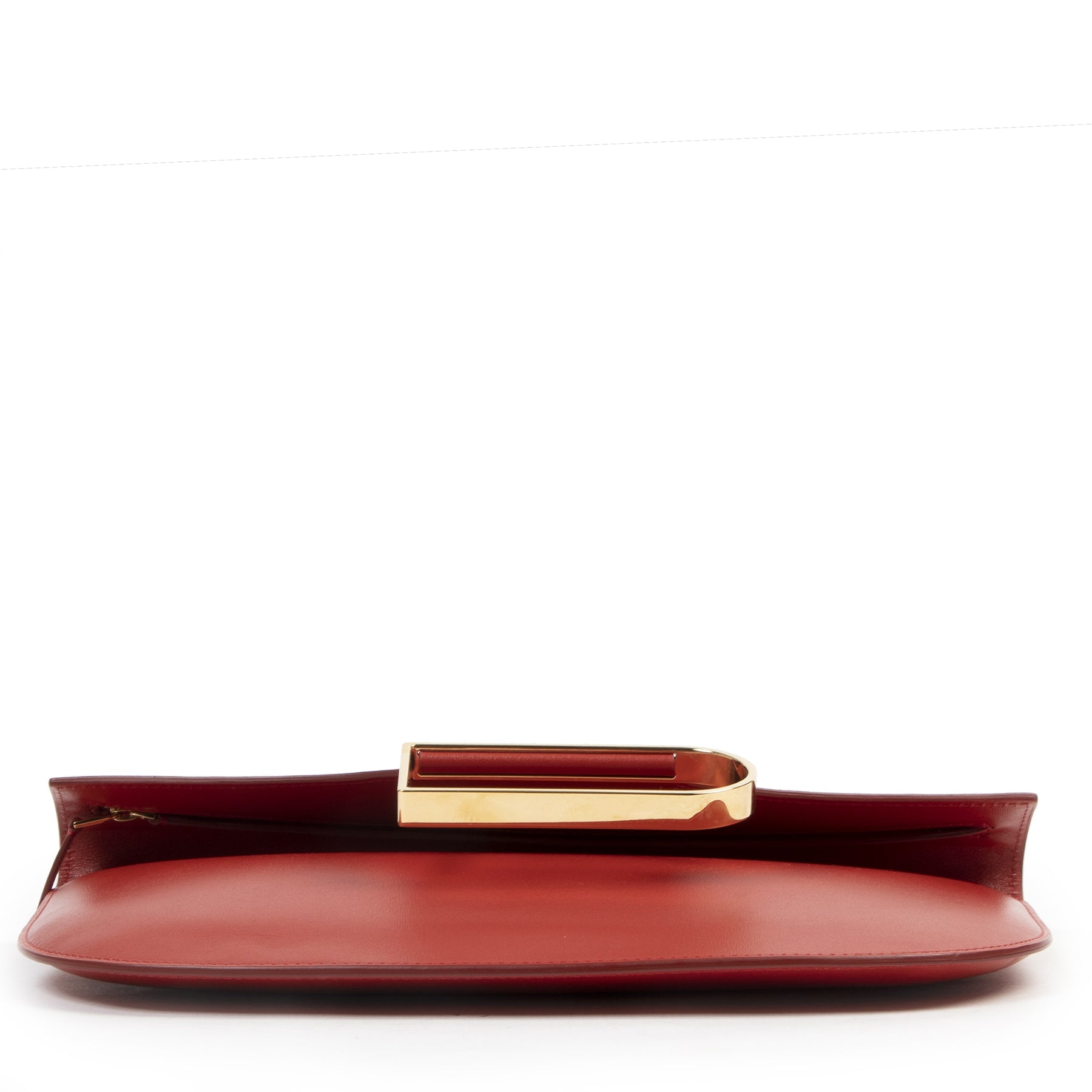 acheter en ligne seconde main Delvaux Bordeaux Double Je Clutch
