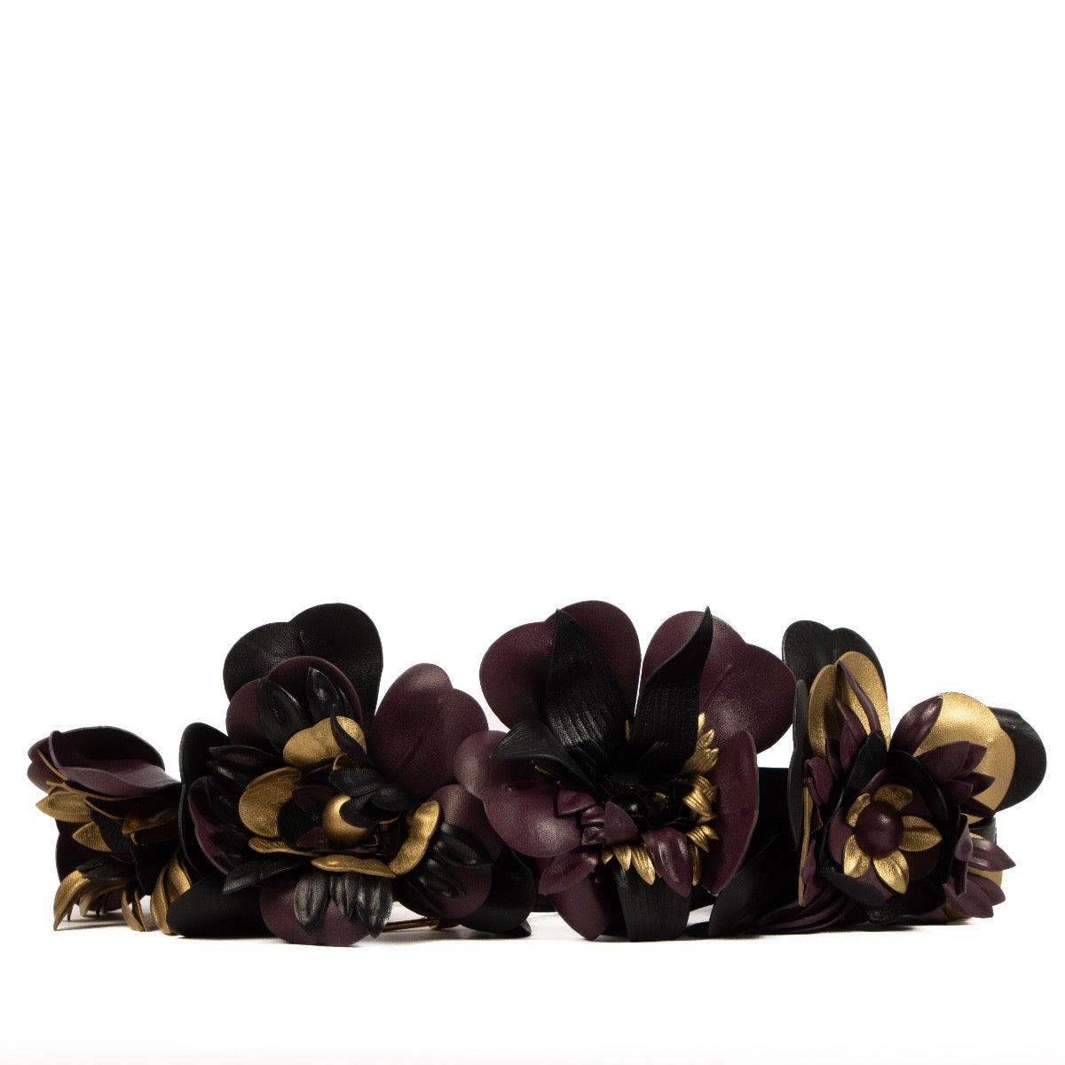 Shop 100% authentic second-hand Delvaux Black Floral Applique Bag Strap on Labellov.com
