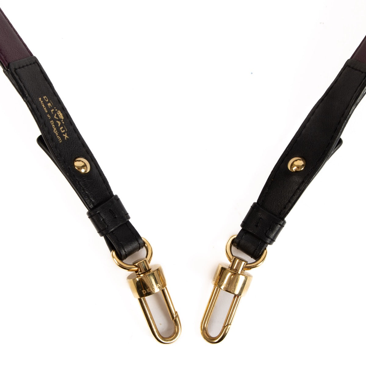 Shop 100% authentic second-hand Delvaux Black Floral Applique Bag Strap on Labellov.com