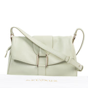 Authentieke tweedehands vintage Delvaux Mint Givry Crossbody Bag koop online webshop LabelLOV