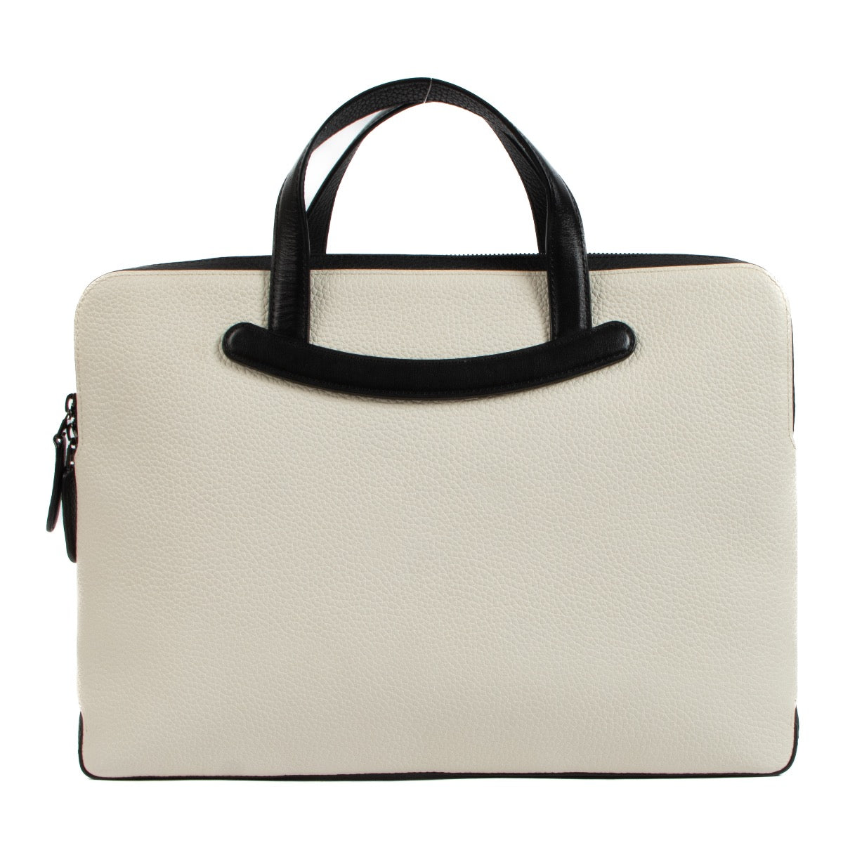 Shop safe online at Labellov in Antwerp, Brussels and Knokke this 100% authentic second hand Delvaux White Magritte Briefcase