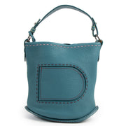 Authentic secondhand Delvaux Peacock Le Pin Mini Bucket Bag designer bags fashion luxury vintage webshop safe secure online shopping