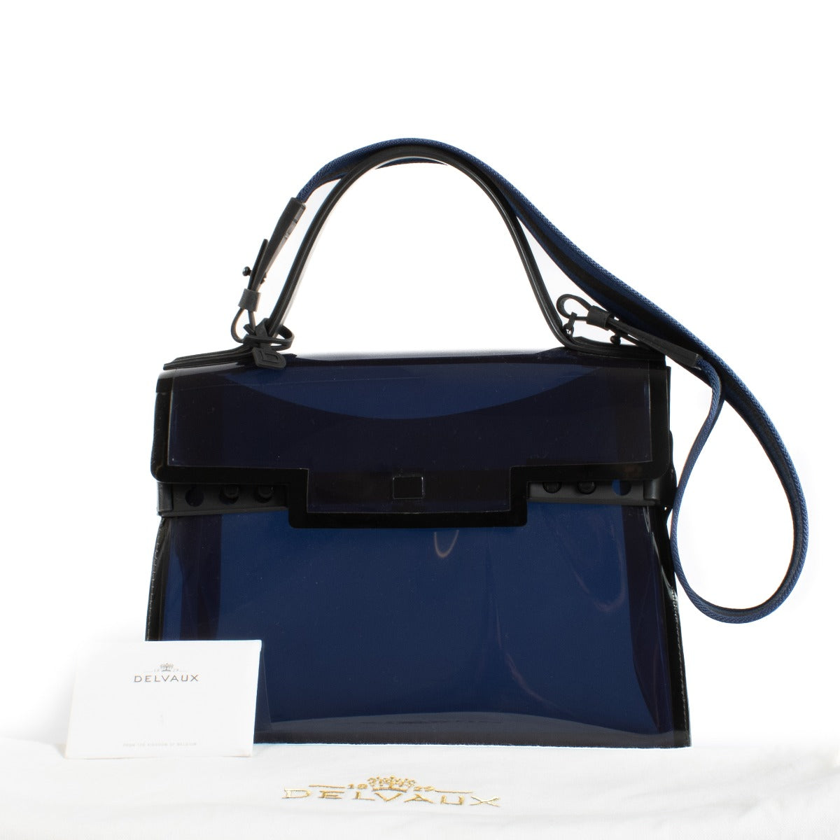 Shop safe online at Labellov in Antwerp, Brussels and Knokke this 100% authentic second hand Delvaux Tempête Dark Night Limited Edition