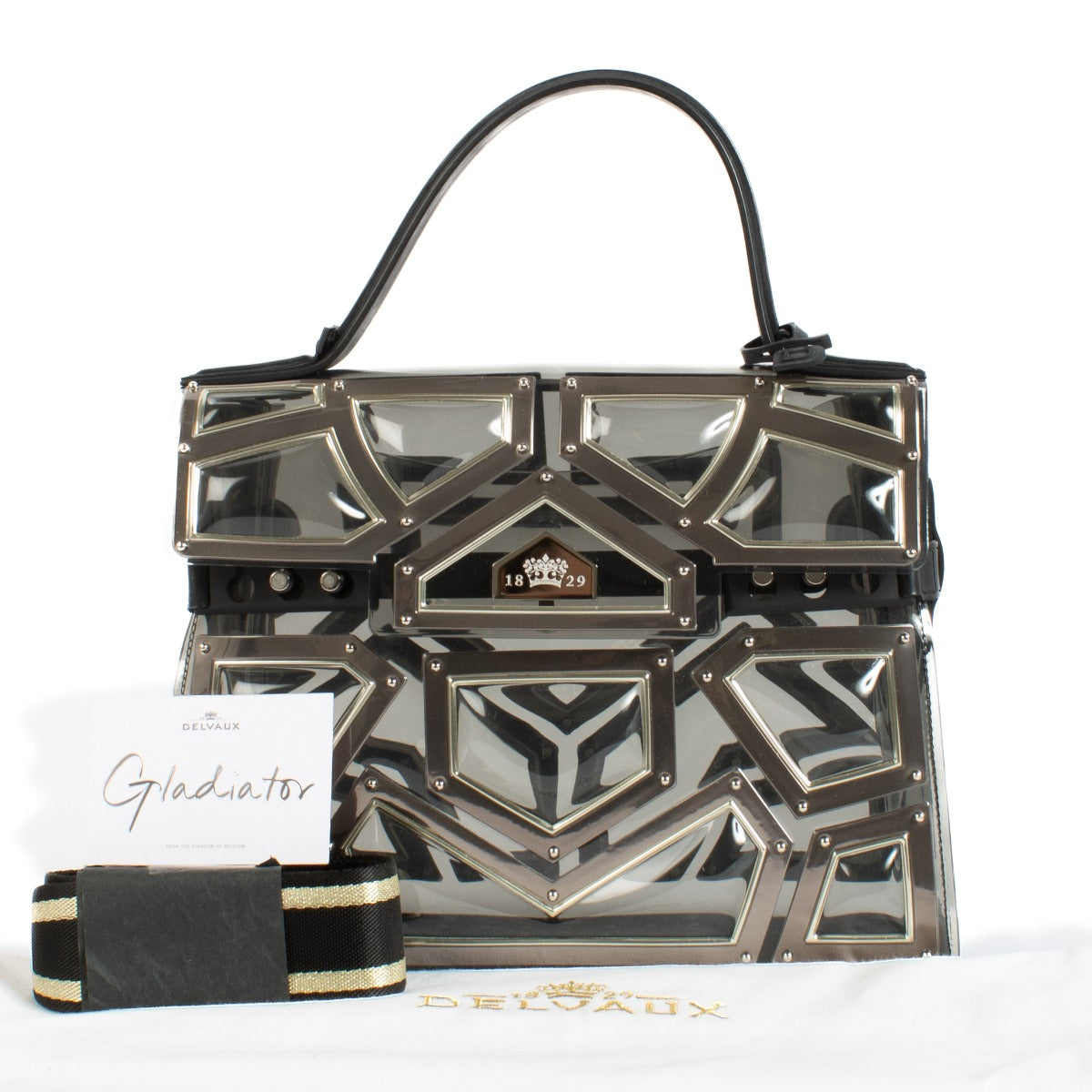 Shop safe online at Labellov in Antwerp, Brussels and Knokke this 100% authentic second hand Delvaux Tempête Le Gladiator GM Limited Edition Bag