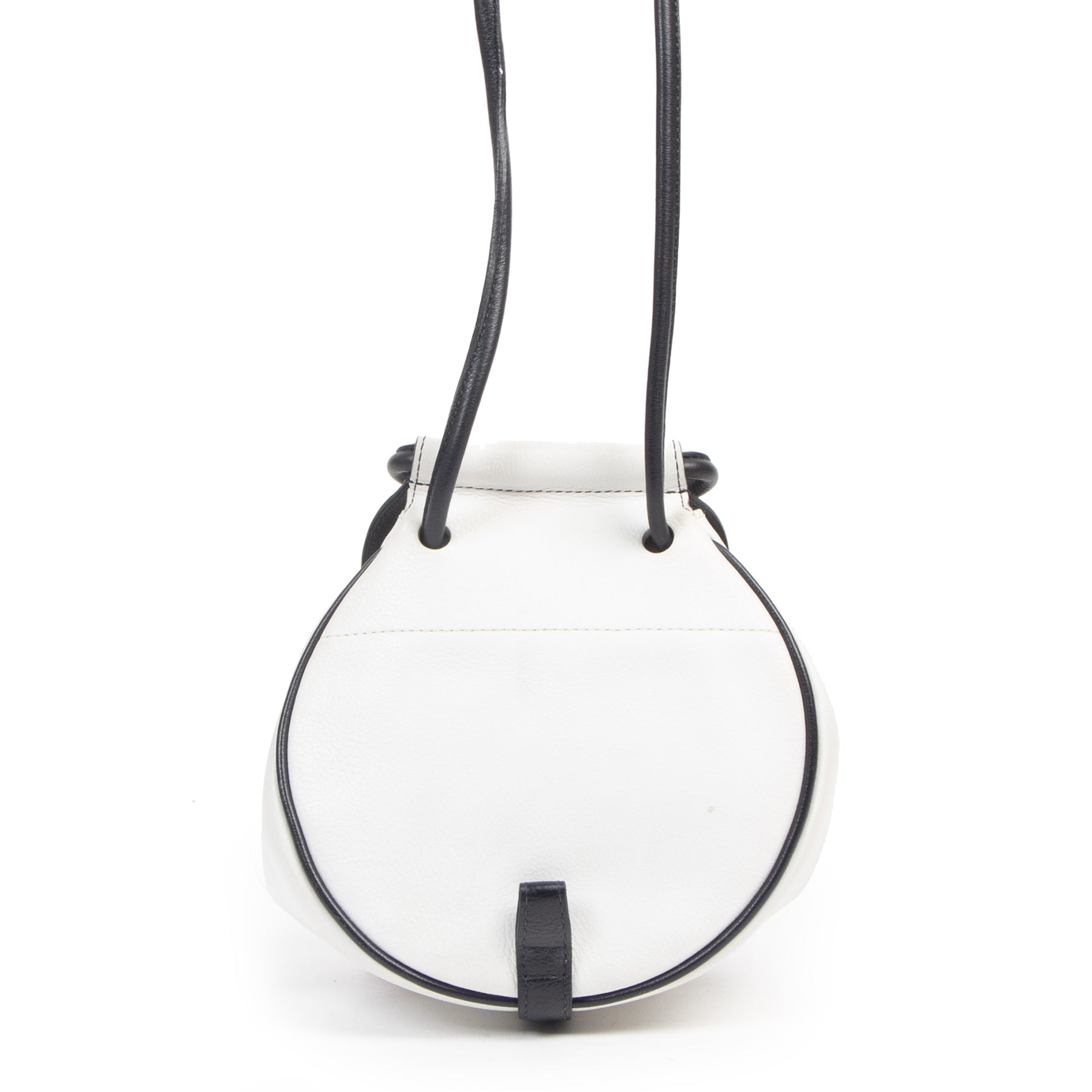 Delvaux Cerceau Mini White Crossbody Bag