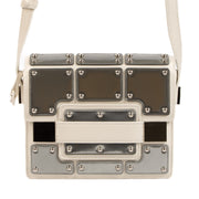 Shop 100% authentic second-hand Delvaux White Iron Shield Madame Mini Bag on Labellov.com