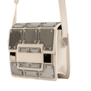 Shop 100% authentic second-hand Delvaux White Iron Shield Madame Mini Bag on Labellov.com