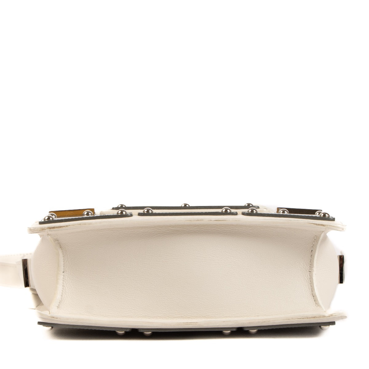 Shop 100% authentic second-hand Delvaux White Iron Shield Madame Mini Bag on Labellov.com