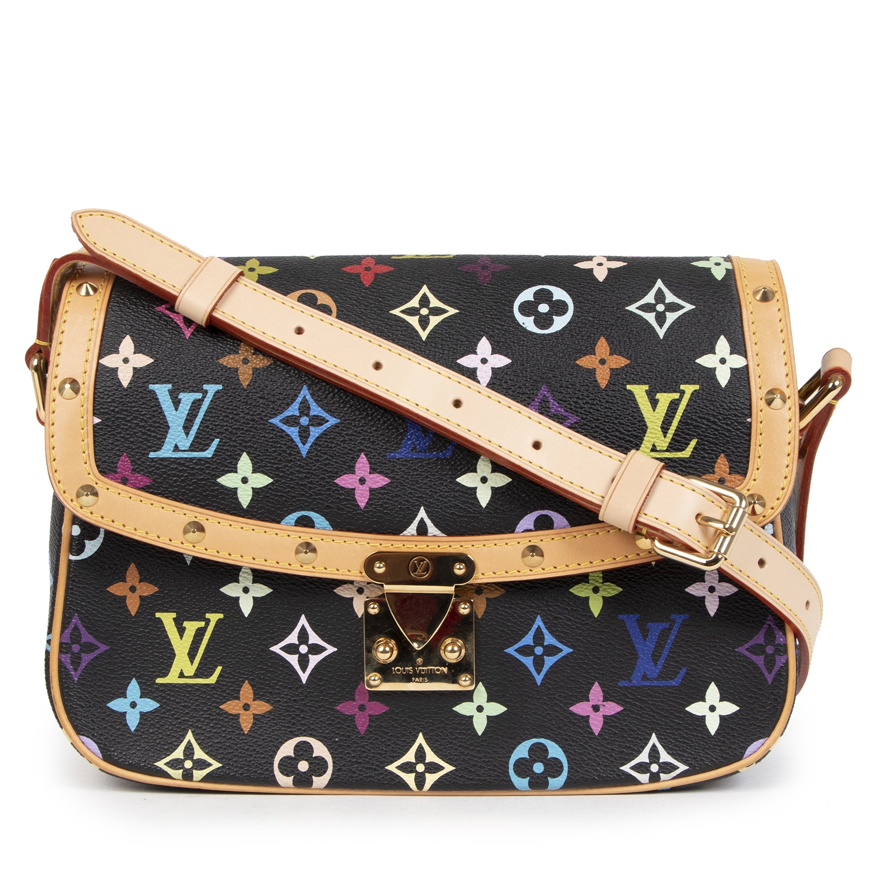Buy authentic secondhand Louis Vuitton Multicolor Monogram Black Sologne Cross Body Bag at the right price at LabelLOV vintage webshop. Safe and secure online shopping. Koop authentieke tweedehands Louis Vuitton Multicolor Monogram Black Sologne Cross Bo