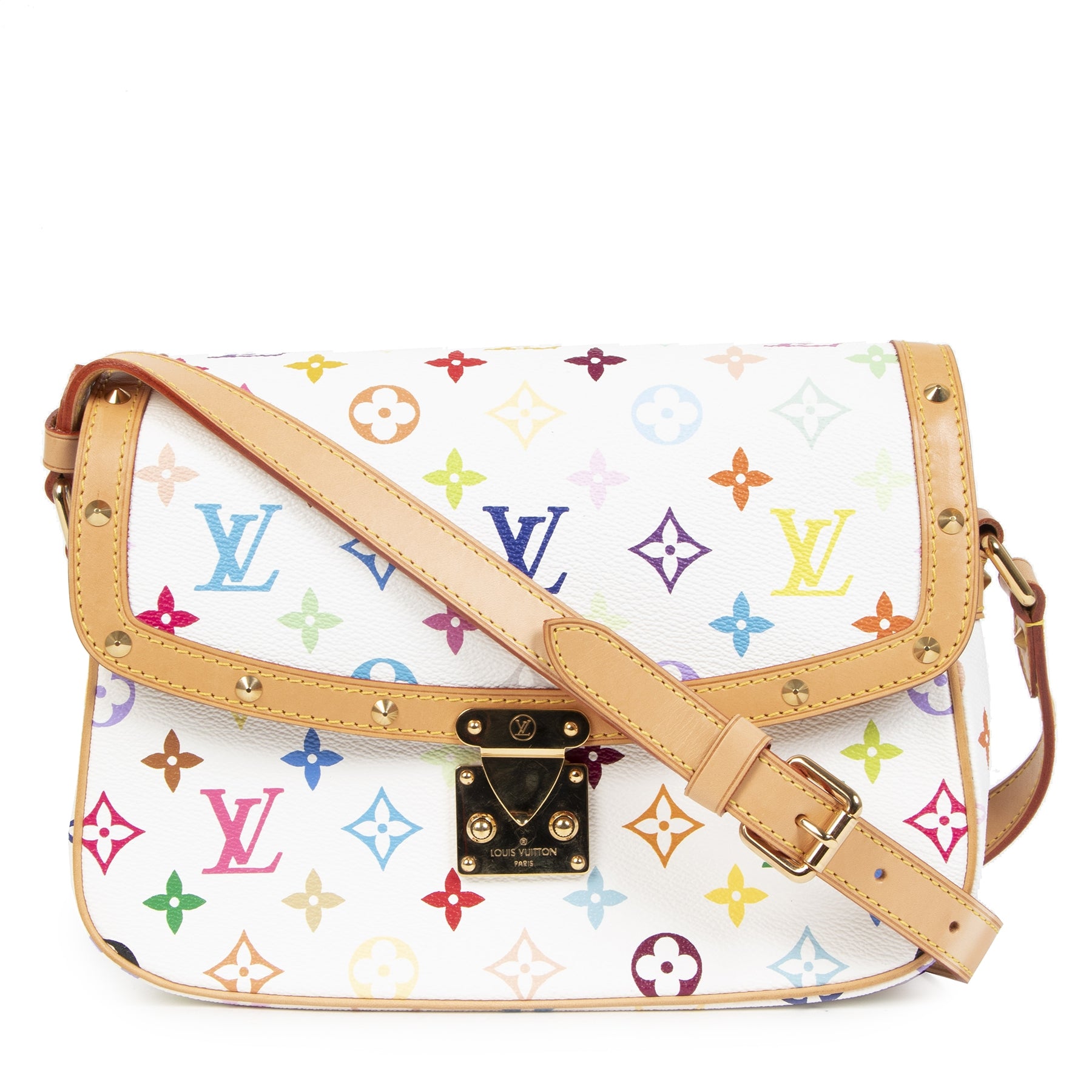Buy authentic secondhand Louis Vuitton Multicolor Monogram White Sologne Cross Body Bag at the right price at LabelLOV vintage webshop. Safe and secure online shopping. Koop authentieke tweedehands Louis Vuitton Multicolor Monogram White Sologne Cross Bod
