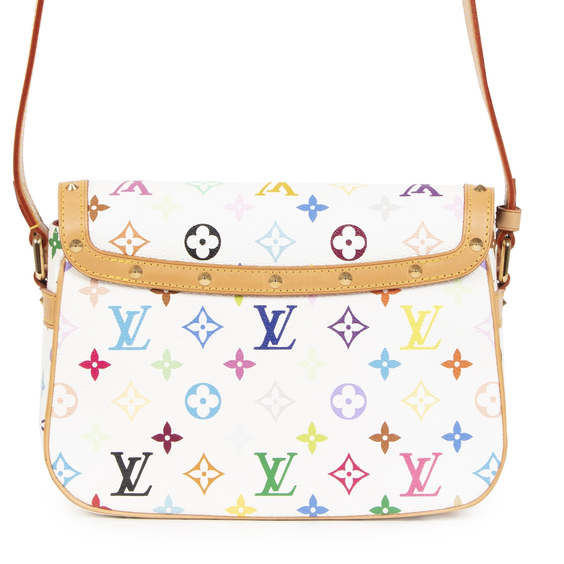 Buy authentic secondhand Louis Vuitton Multicolor Monogram White Sologne Cross Body Bag at the right price at LabelLOV vintage webshop. Safe and secure online shopping. Koop authentieke tweedehands Louis Vuitton Multicolor Monogram White Sologne Cross Bod