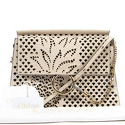 buy and sell your authentic Chloé Beige Faye Large Cut-out Shoulder Bag