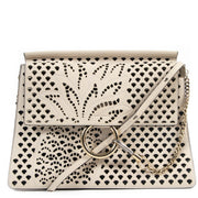 Chloé Beige Faye Large Cut-out Shoulder Bag available exclusively at Labellov vintage designer fashion
