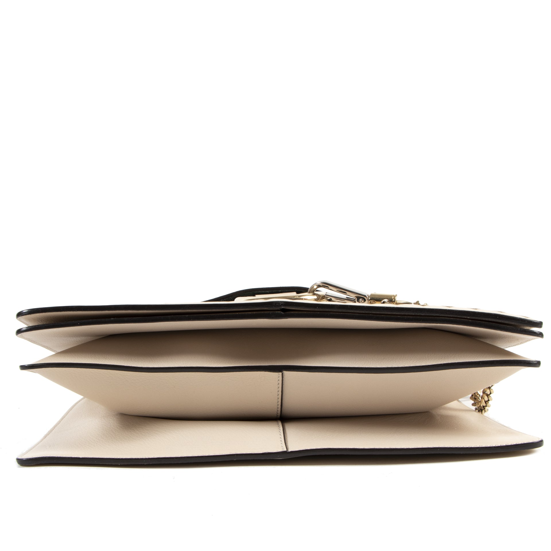 Chloé Beige Faye Large Cut-out Shoulder Bag