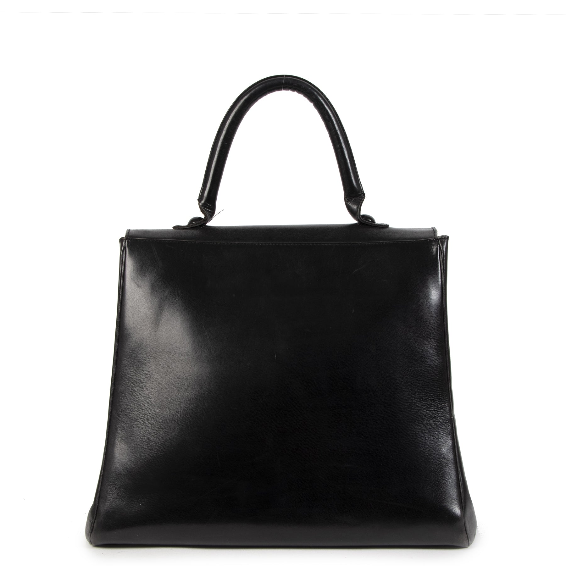 Authentic secondhand Delvaux Black Leather Brillant GM designer bags designer brands fashion luxury vintage webshop safe secure online shopping worldwide shipping Antwerp Belgium