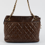 Shop 100% authentic second hand Chanel Brown Vintage Tote Bag on Labellov.com